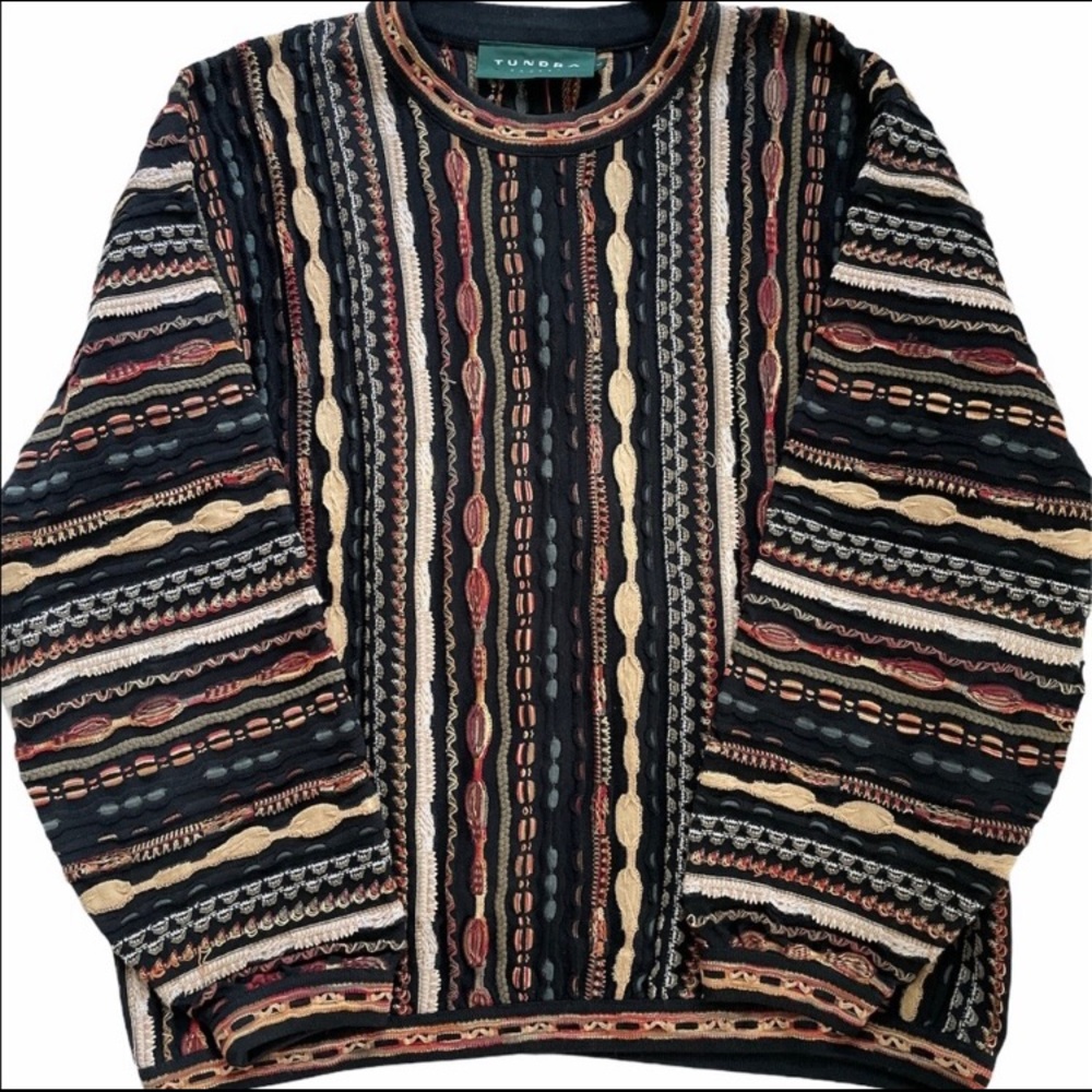 Vintage 90’s Tundra Coogi Style Crewneck Sweater